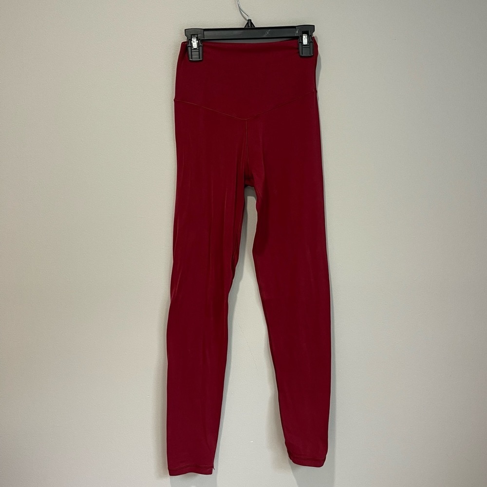Aerie Red 7/8 High Waisted Leggings - Picture 2 of 4